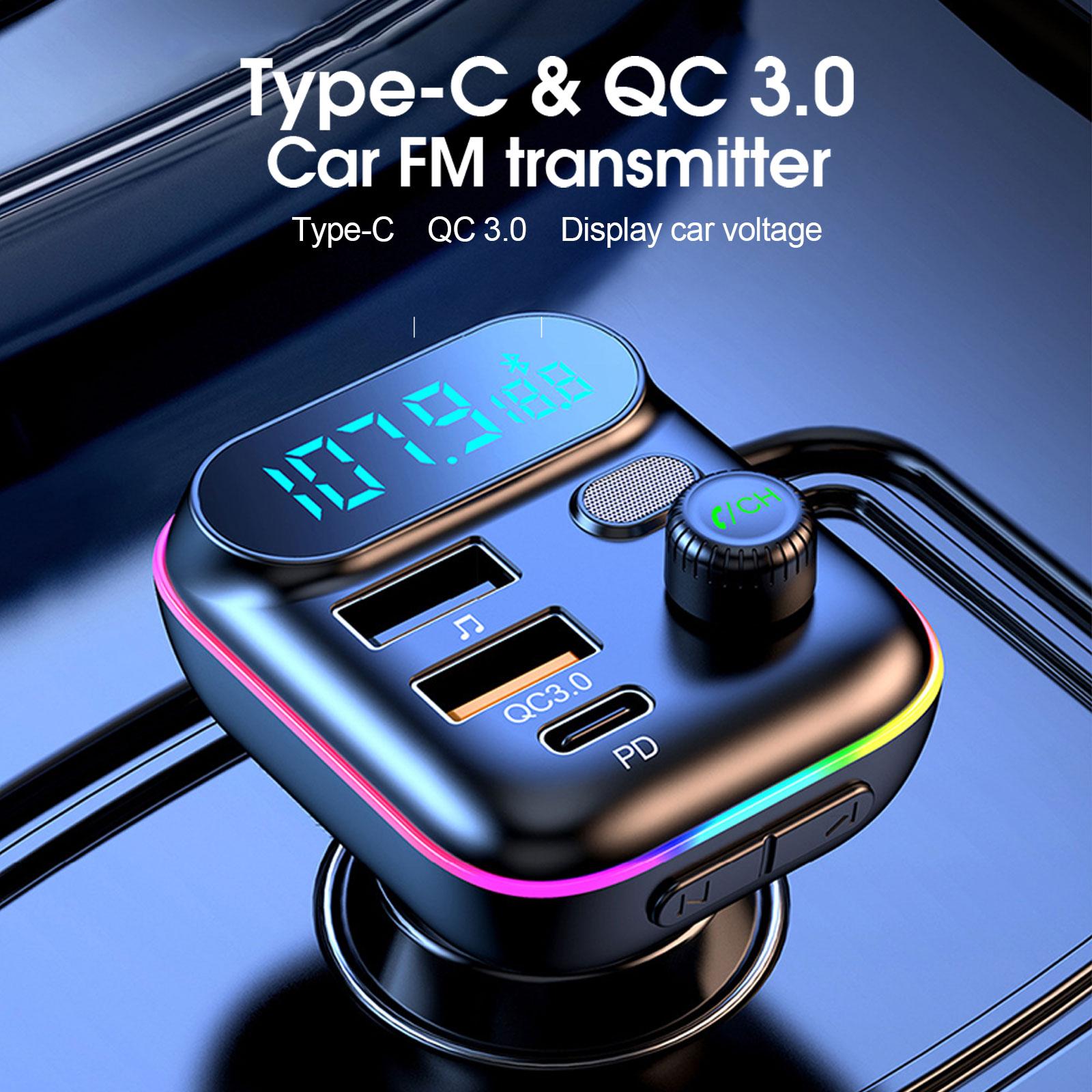 Audio Music Mp3 - Car Bluetooth FM Transmitter Bluetooth 5.0
