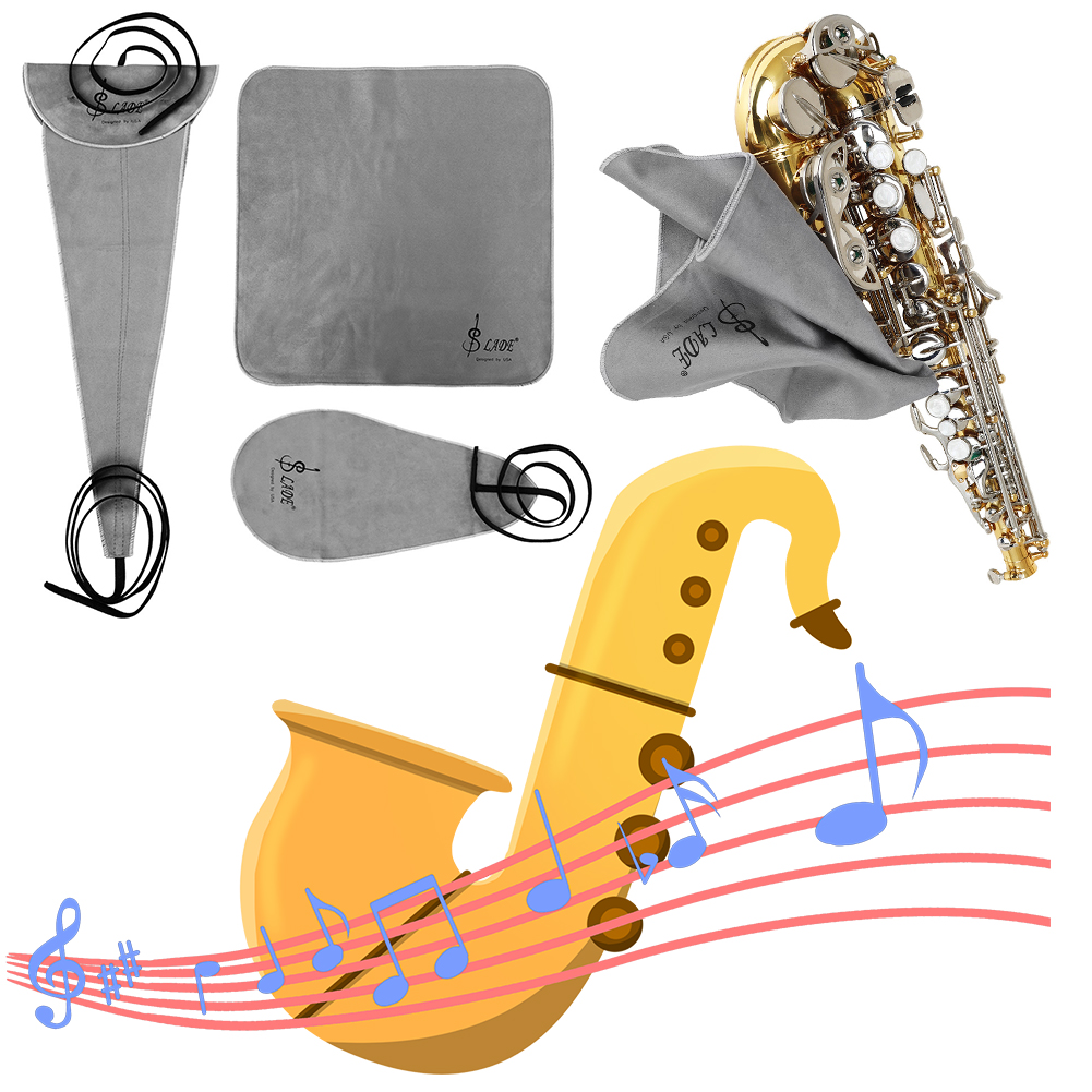 Clarinet Care Kit - Saxophone Clarinet Cleaning Tools Kit 3pcs