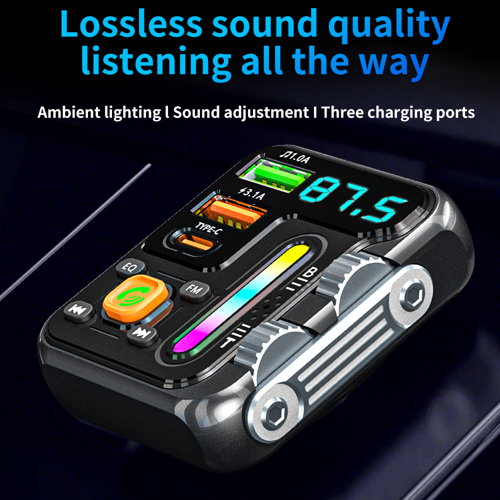 Wireless Car MP3 Player,FM Tra - Audio Music Mp3 ulasan dan harga
