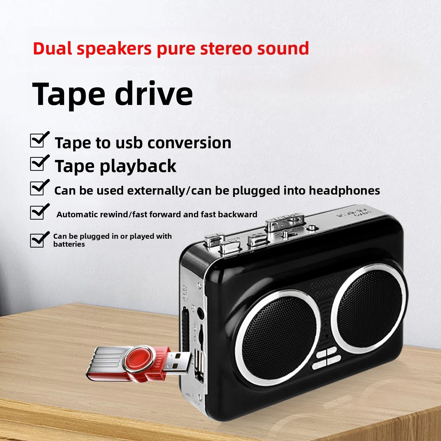 USB Cassette Player Music Audi - Audio Music Mp3 ulasan dan harga