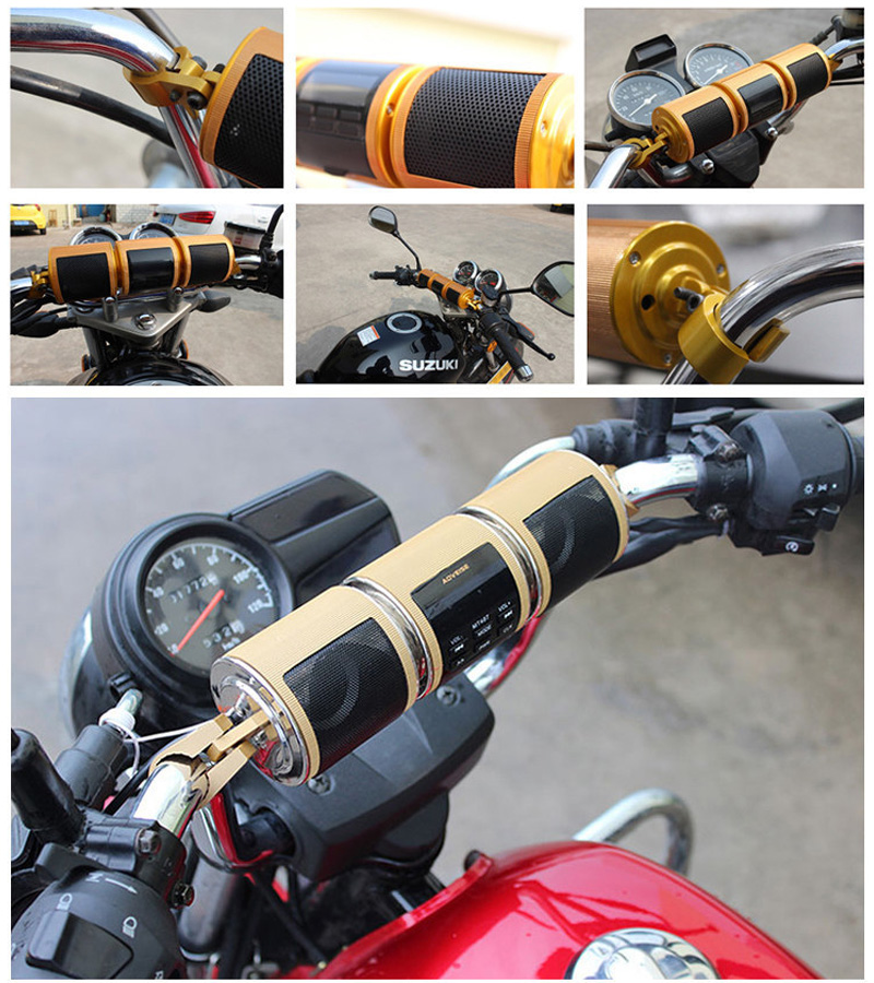 Motorcycle Audio FM Radio AUX  - Audio Music Mp3 ulasan dan harga