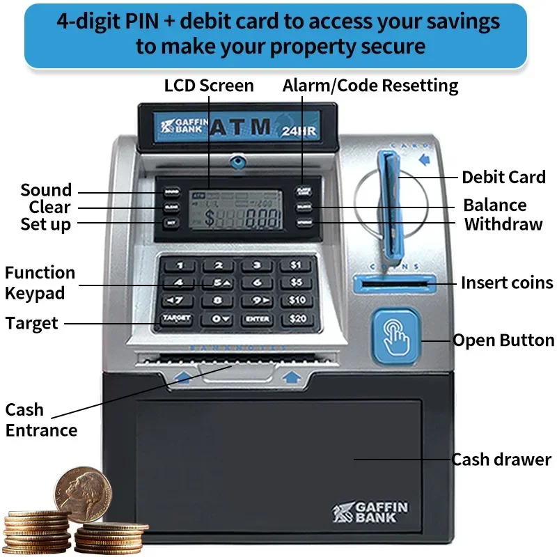 Children ATM Automatic Deposit - Audio Music Maker ulasan dan harga