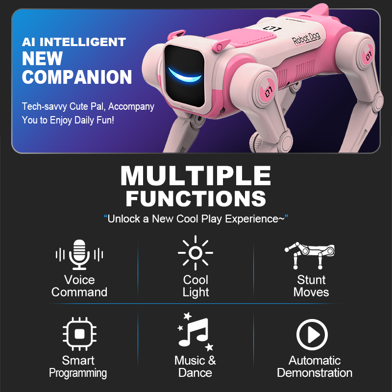 JCMO Intelligent AI RC Robot D - Audio Music Maker ulasan dan harga