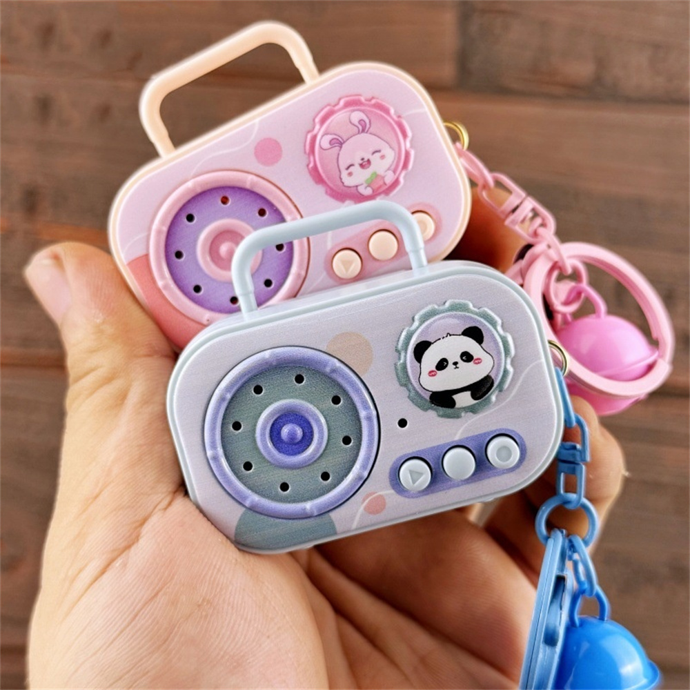 Mini Vintage Recorder Keychain - Audio Music Maker ulasan dan harga
