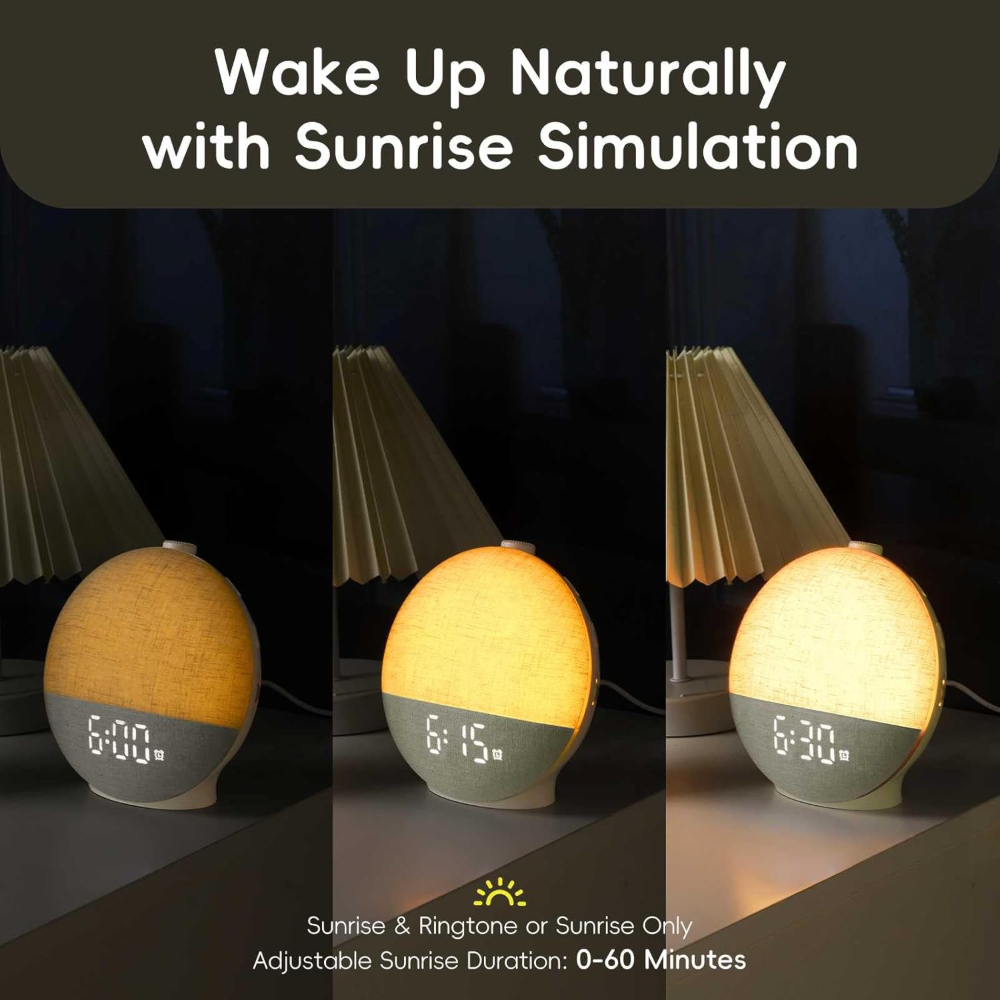 Wake Up Light Sunrise Alarm Cl - Audio Music Maker ulasan dan harga