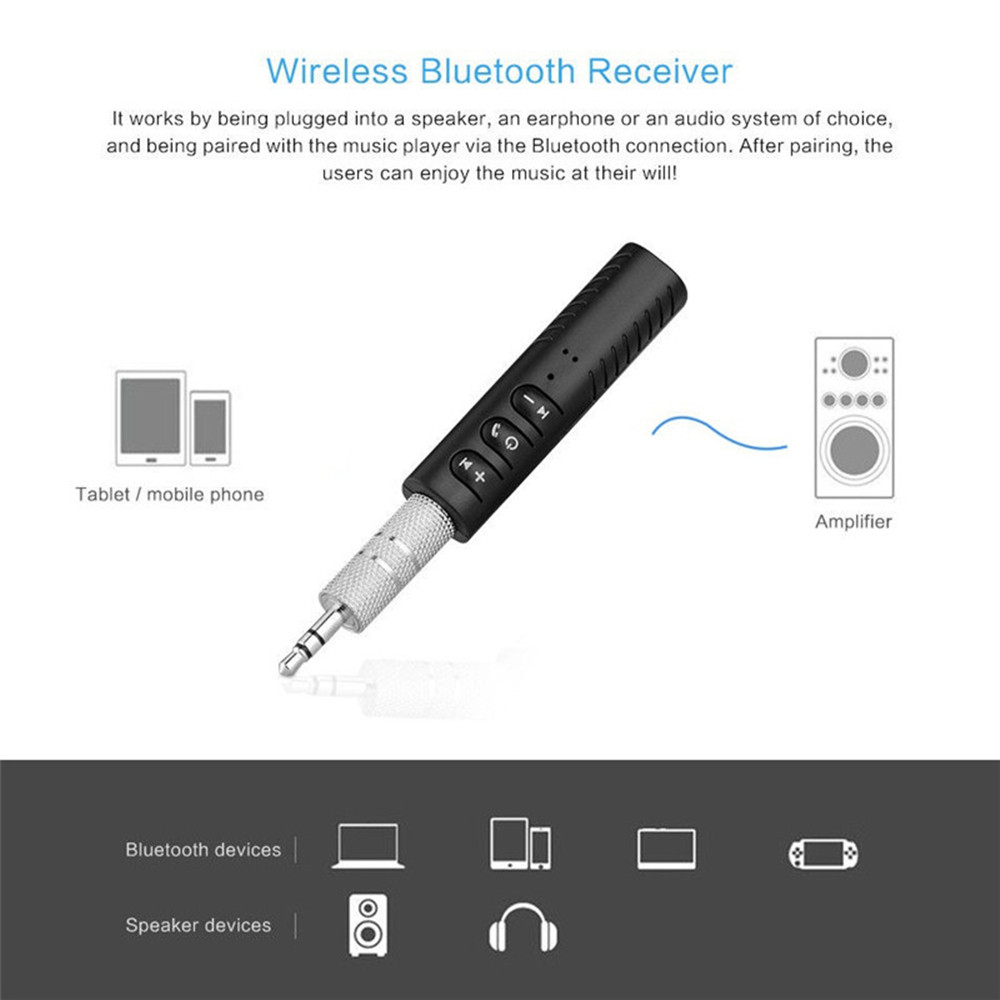 3.5mm Jack Wireless Bluetooth  - Audio Music Mp3 ulasan dan harga